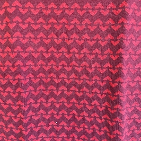Joe Fresh Burgundy Patterned Knit Dress - Size Small - Picture 3 of 6